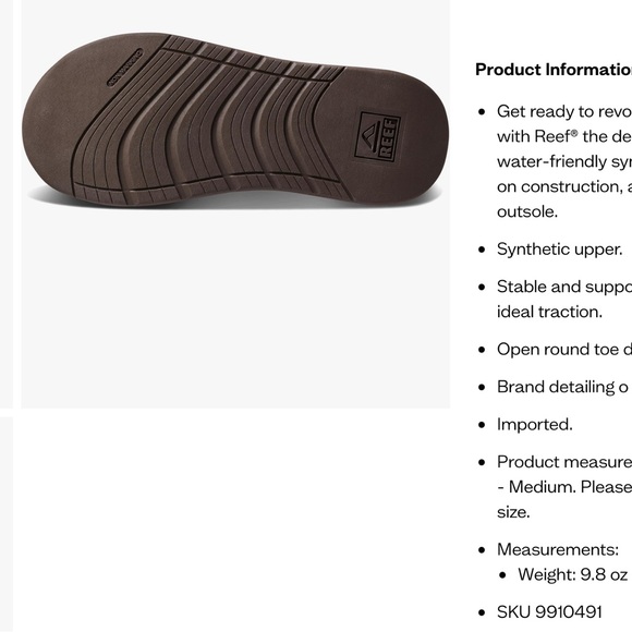 Reef Deckhand flip flops - Picture 4 of 4